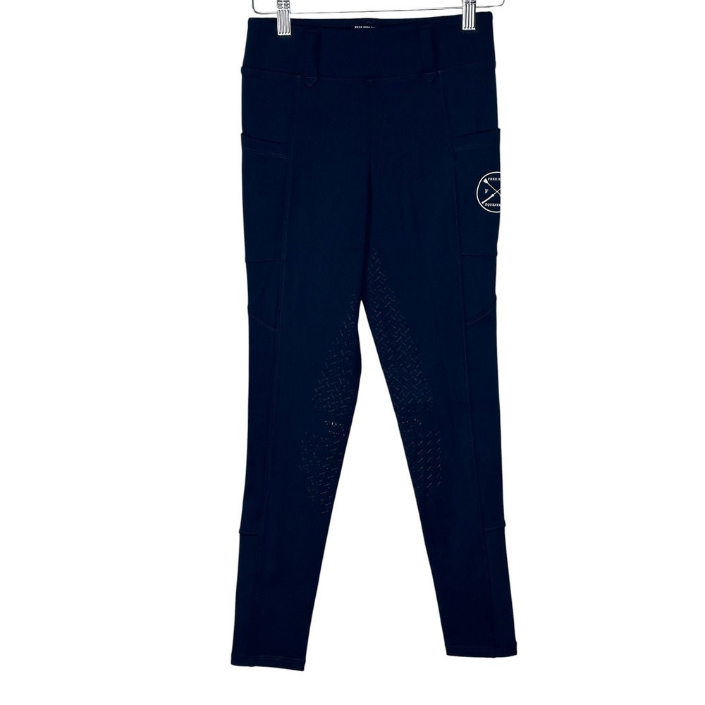Essential Navy Performance Riding Leggings - Picture 2 of 10